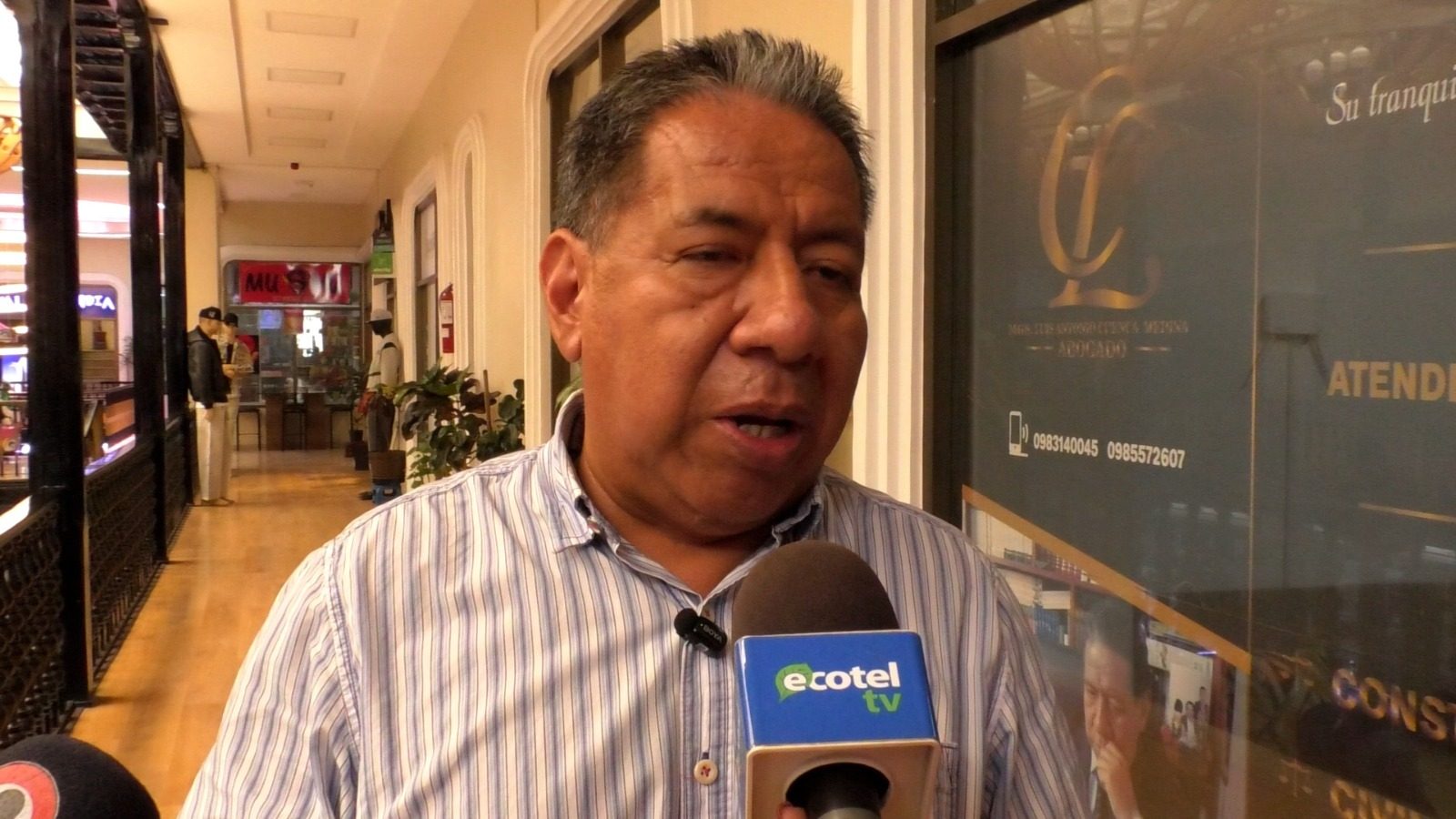 Luis Cuenca, militante de Revolución Ciudadana rechaza los señalamientos sobre supuesto financiamiento extranjero.
