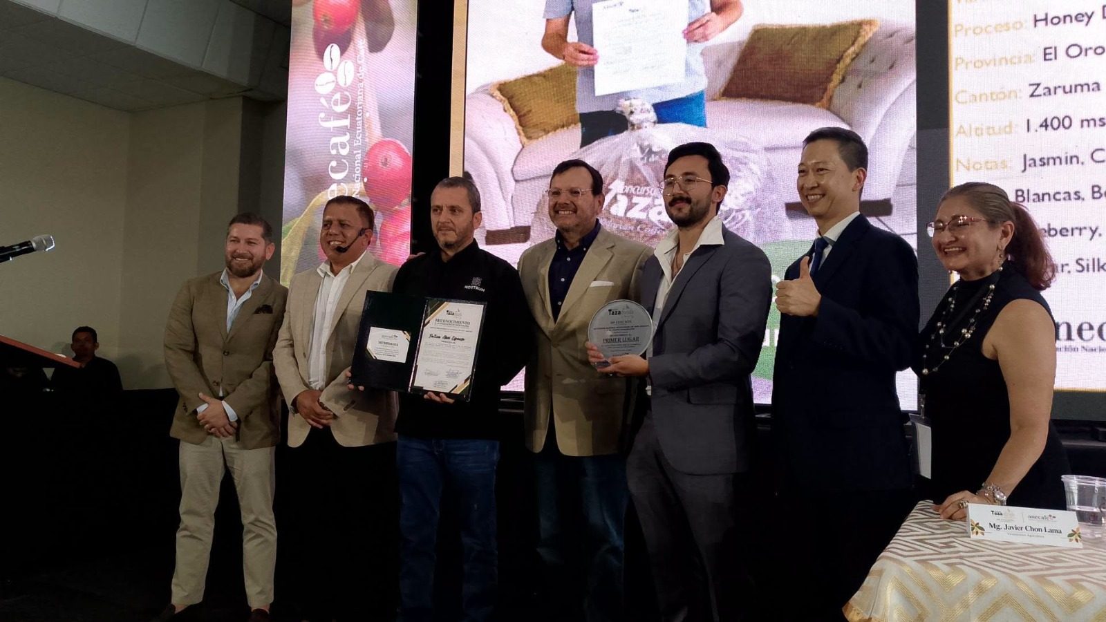 Taza Dorada 2026 reunió a productores de seis provincias del Ecuador en Guayaquil.