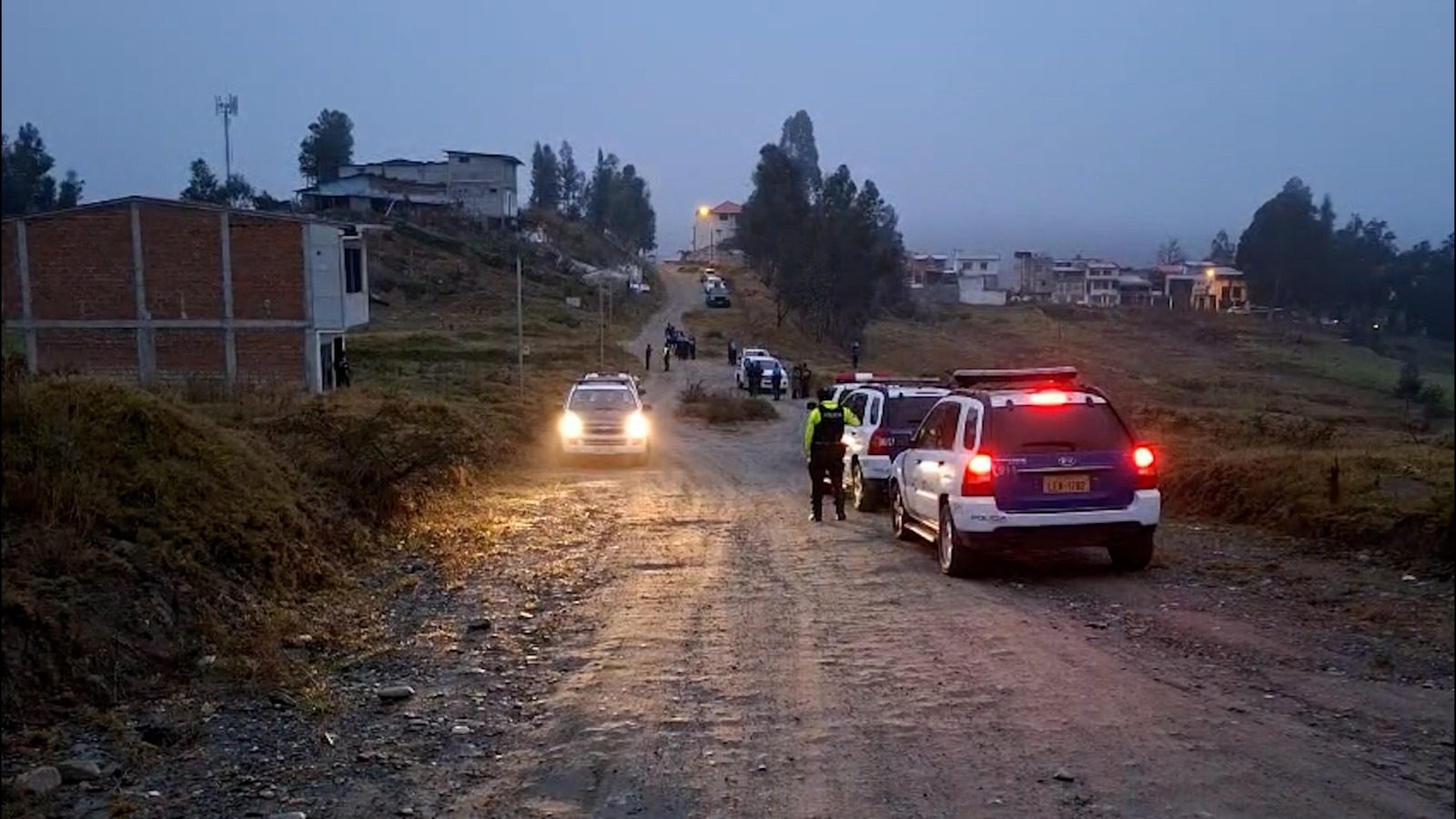 La Policía Nacional acudió al lugar tras el llamado de los ocupantes